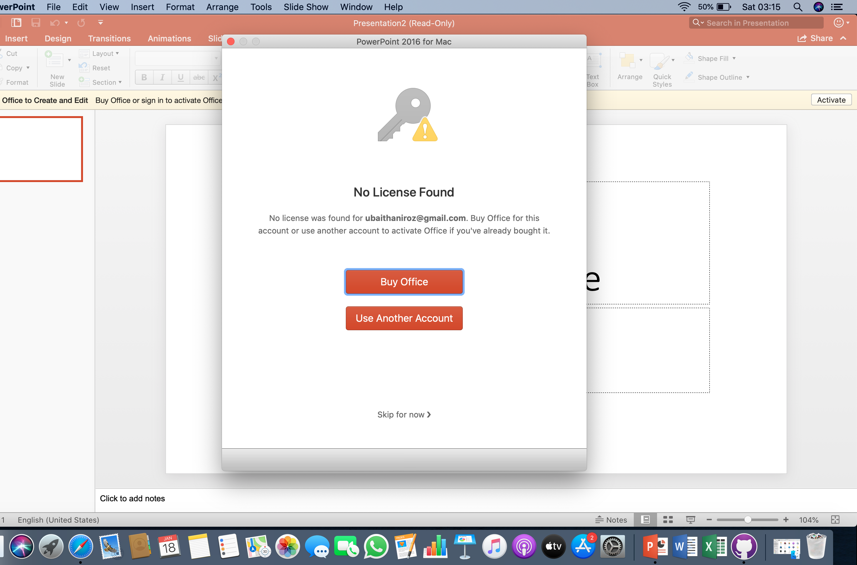 license for microsoft outlook for mac